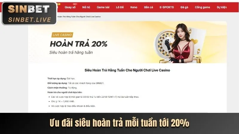 Thưởng nạp lại hàng ngày gk888